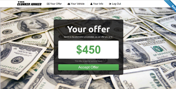 Accept our cash offer and get paid!